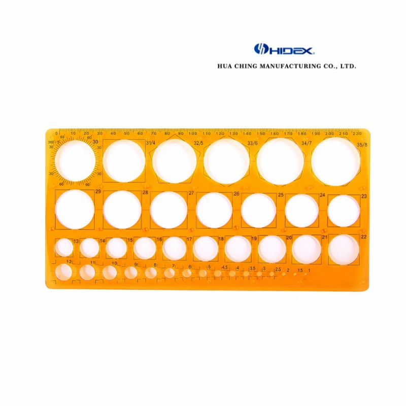 Circle Template Ruler For Drawing